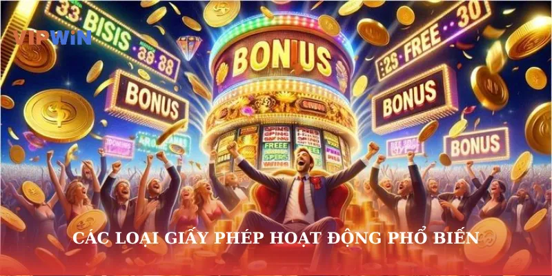 Các loại giấy phép hoạt động phổ biến